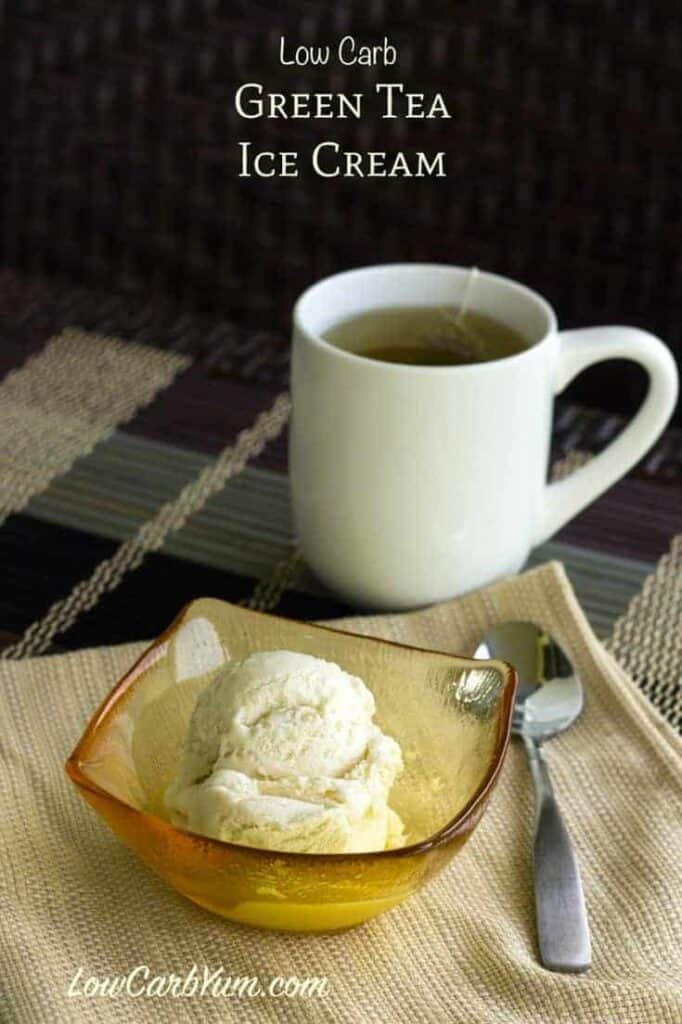 Low Carb Green Tea Ice Cream Recipe