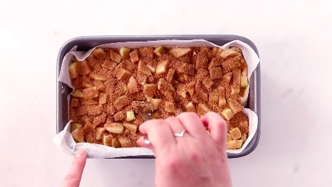 final batter zucchini cinnamon layers