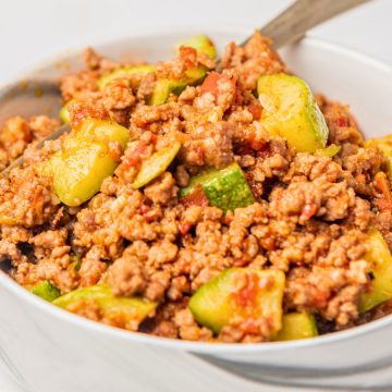 Mexican Zucchini and Ground Beef featured image